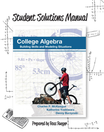 Student Solutions Manual for McKeague's College Algebra